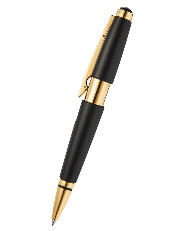Cross Edge™ Matte Black Lacquer With Gold PVD Appointments Selectip® Rollerball Pen