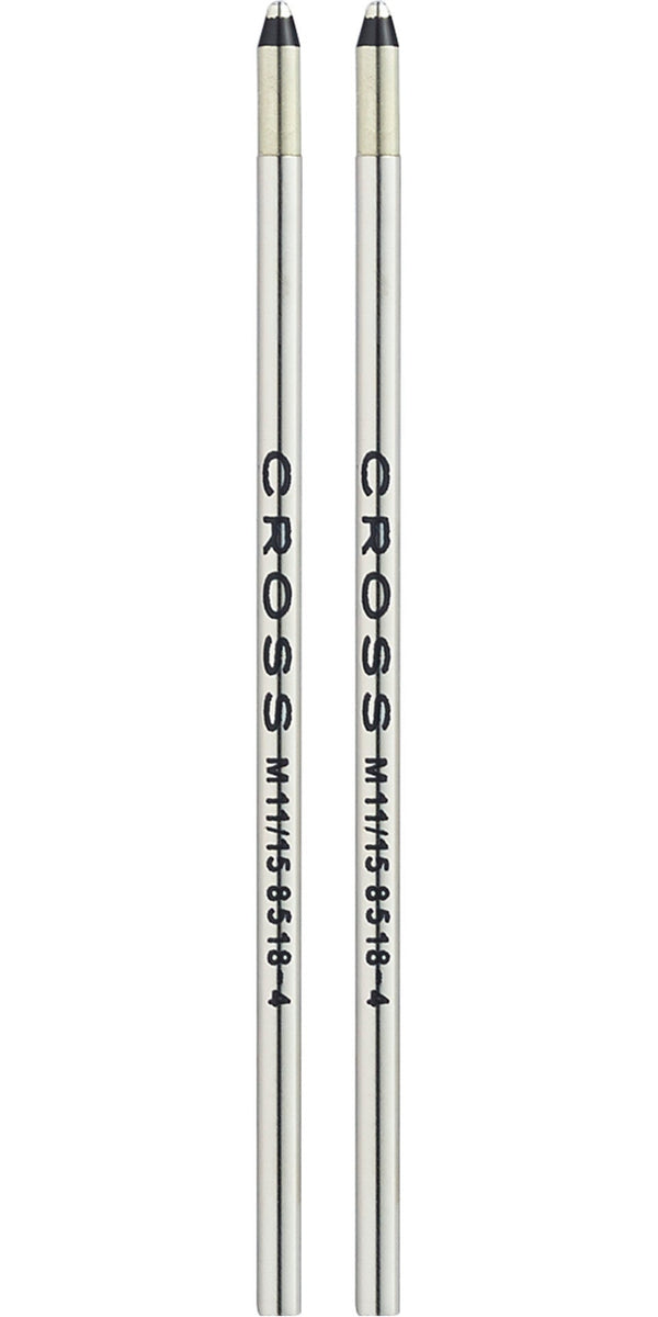 Cross Mini Ballpoint Pen Refill - Black - Medium - Dual Pack