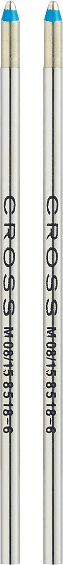 Cross Mini Ballpoint Pen Refill - Blue - Medium - Dual Pack