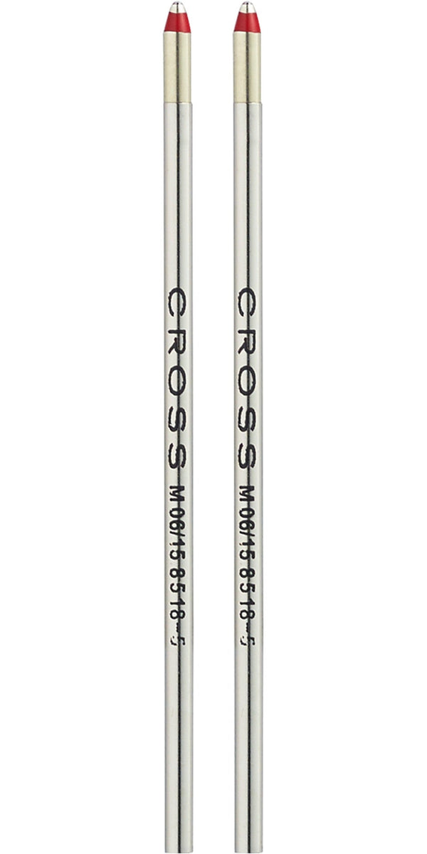 Cross Mini Ballpoint Pen Refill - Red - Medium - Dual Pack
