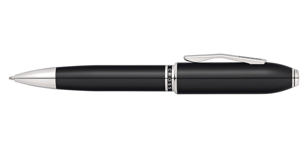 Cross Peerless™ Obsidian Black Lacquer With Platinum Plated Appointments Ballpoint Pen