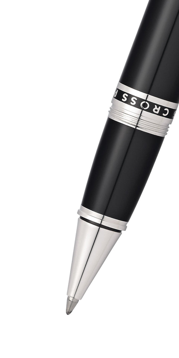 Cross Peerless™ Obsidian Black Lacquer With Platinum Plated Appointments Selectip® Rollerball Pen