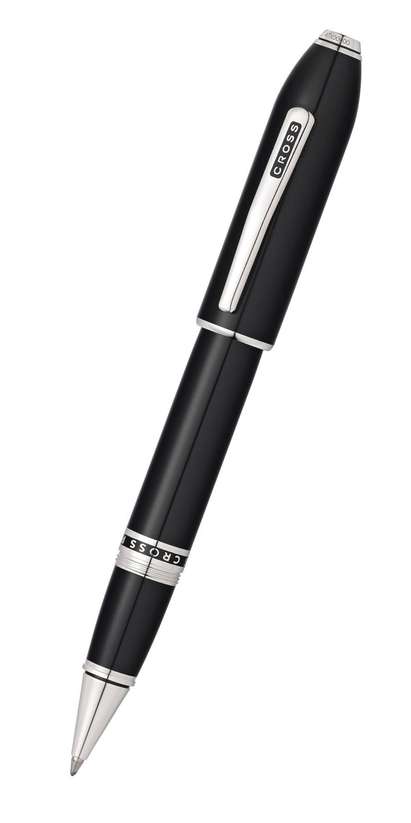 cross Peerless™ Obsidian Black Lacquer with Platinum Plated Appointments Selectip® Rollerball Pen