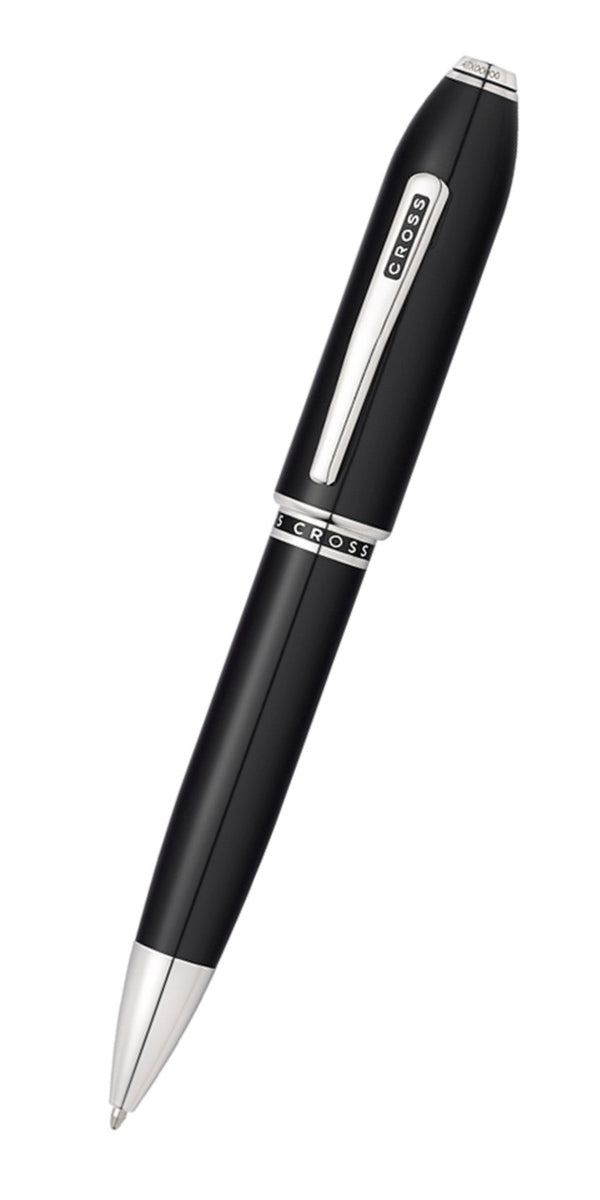 cross Peerless™ Obsidian Black Lacquer with Platinum Plated Appointments Ballpoint Pen