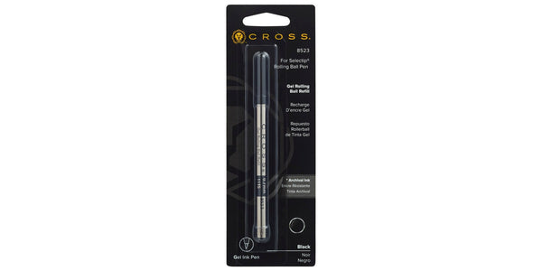 Cross Selectip® Gel Rollerball Pen Refill - Black – Medium - Single Pack