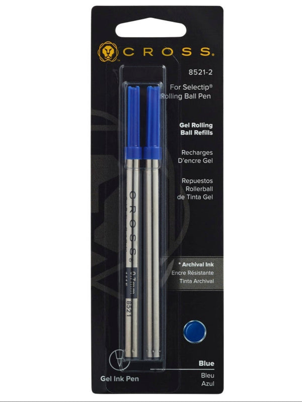 cross Selectip® Gel Rollerball Pen Refill - Blue - Medium - Dual Pack