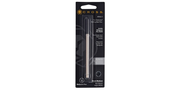 Cross Selectip® Jumbo Ballpoint Pen Refill - Black - Medium - Single Pack
