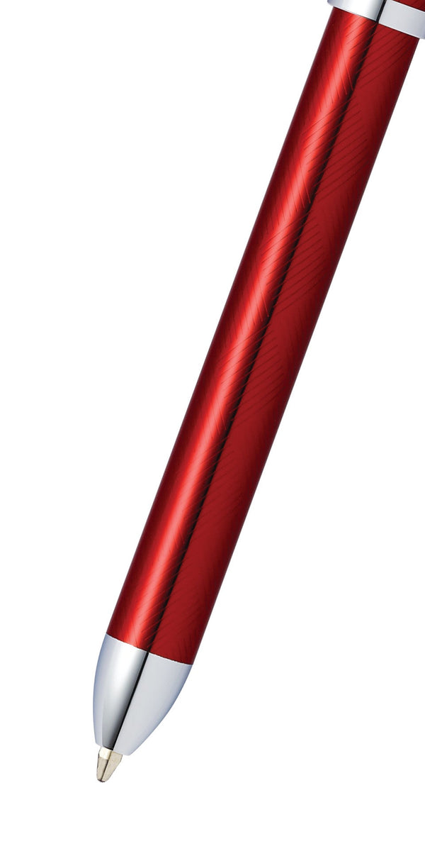Cross Tech3+™ Translucent Red Lacquer Multifunction Pen