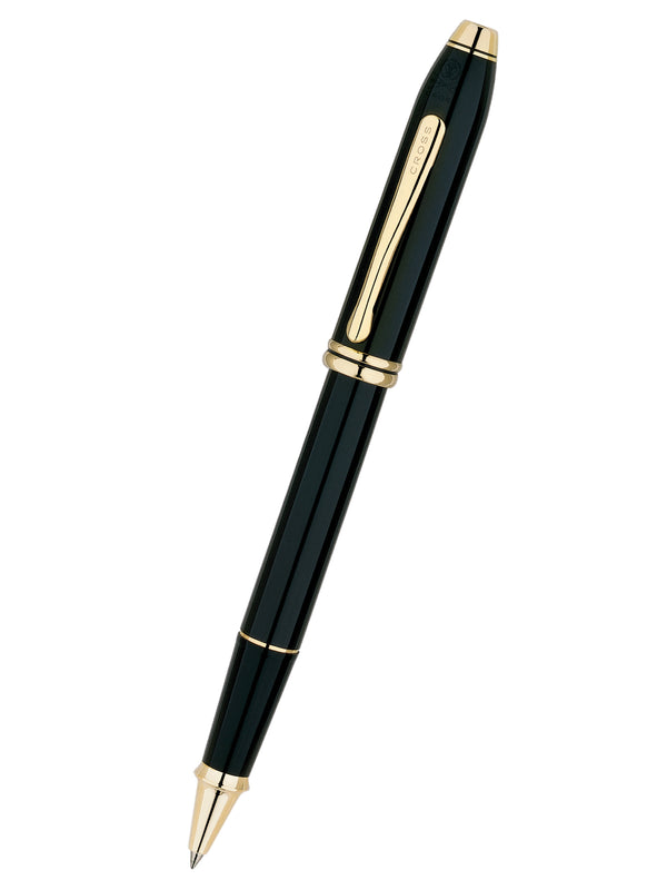 cross Townsend® Classic Black Lacquer Rollerball Pen