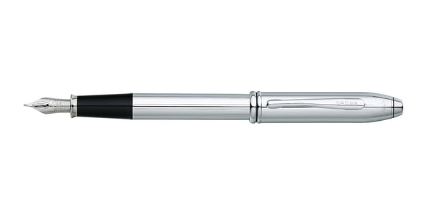 Cross Townsend® Lustrous Chrome Stainless-Steel Medium Nib Fountain Pen