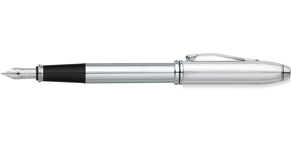 Cross Townsend® Lustrous Chrome Stainless-Steel Medium Nib Fountain Pen