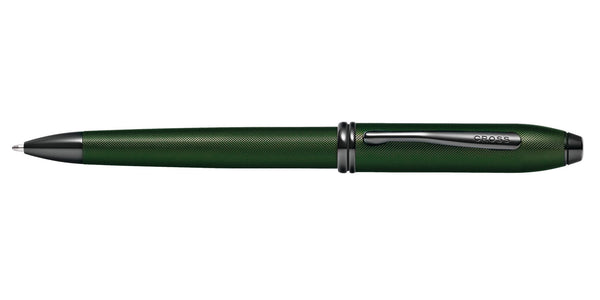 Cross Townsend® Matte Green PVD Micro-knurl Ballpoint Pen