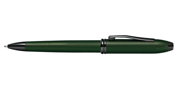 Cross Townsend® Matte Green PVD Micro-knurl Ballpoint Pen