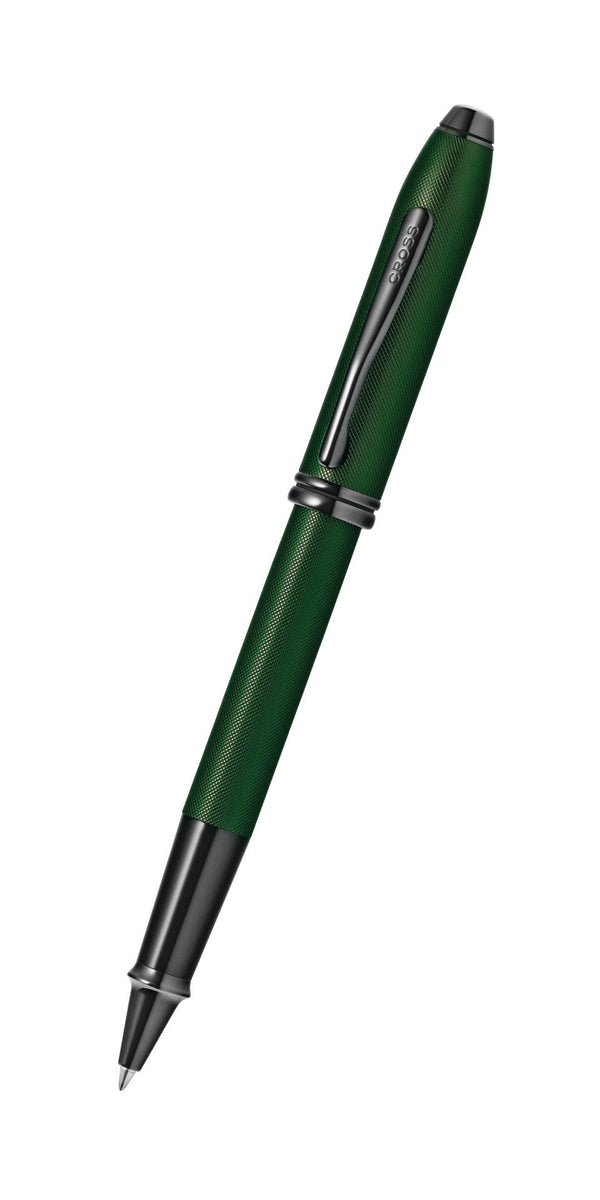 cross Townsend® Matte Green PVD Micro-knurl Rollerball Pen