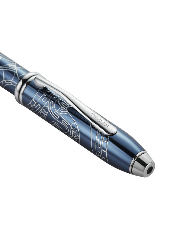 Cross Townsend® Zodiac Year Of The Snake Blue Lacquer Ballpoint Pen