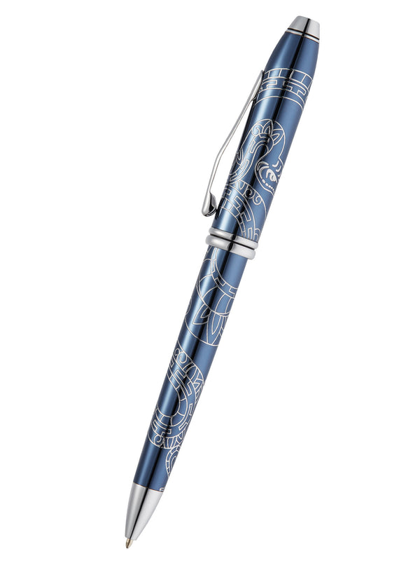 Cross Townsend® Zodiac Year Of The Snake Blue Lacquer Ballpoint Pen