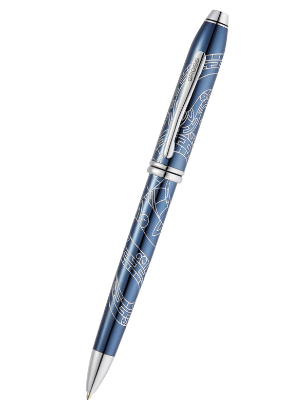 cross Townsend® Zodiac Year of the Snake Blue Lacquer Ballpoint Pen