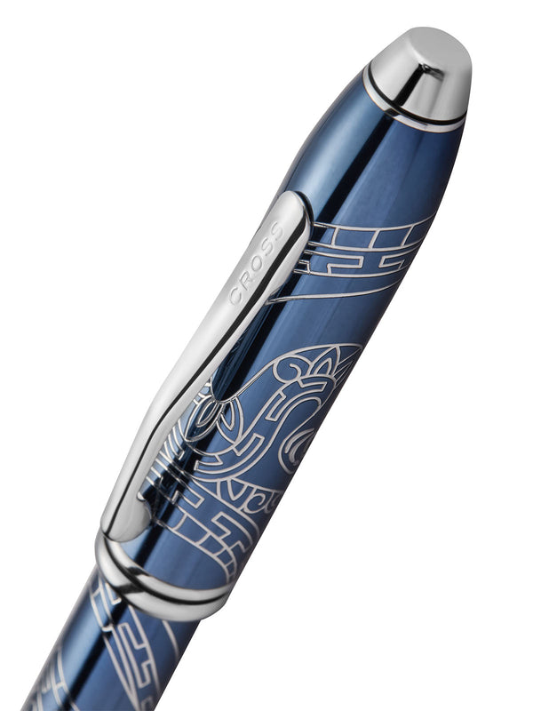 Cross Townsend® Zodiac Year Of The Snake Blue Lacquer Rollerball Pen