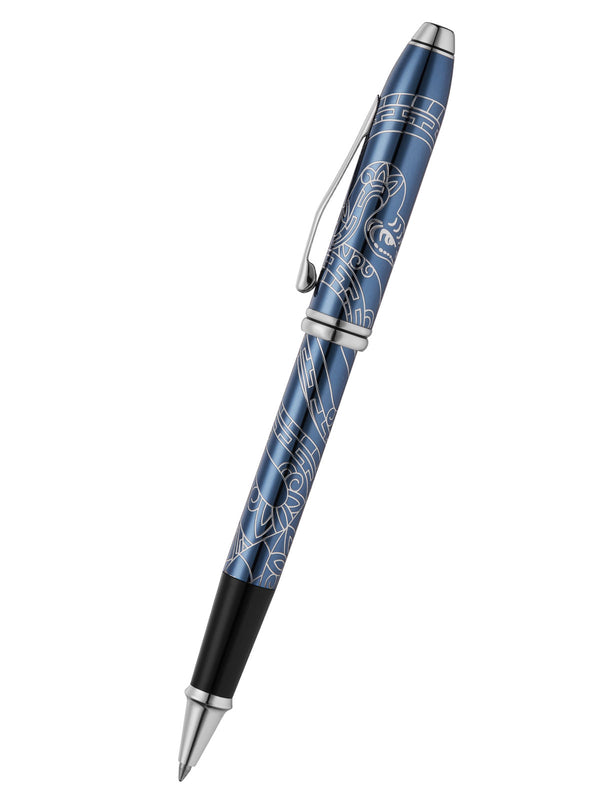 Cross Townsend® Zodiac Year Of The Snake Blue Lacquer Rollerball Pen