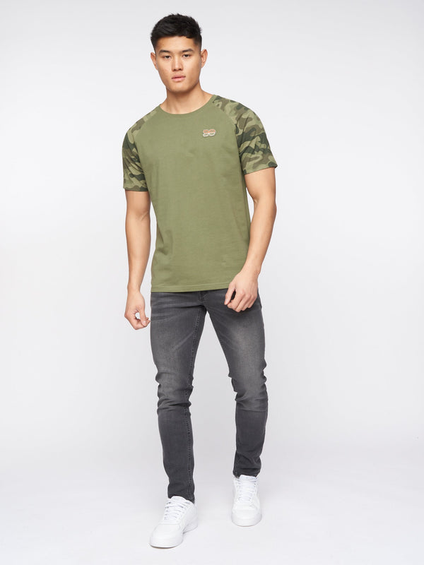 Crosshatch Buraca Slim Fit Denim Jeans Charcoal Wash