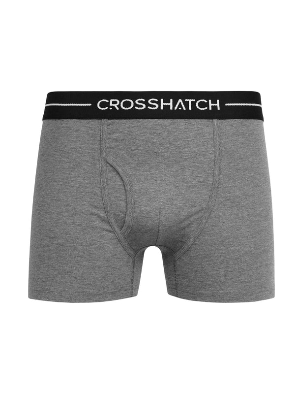 Crosshatch Ambek Boxers 2pk Charcoal Marl