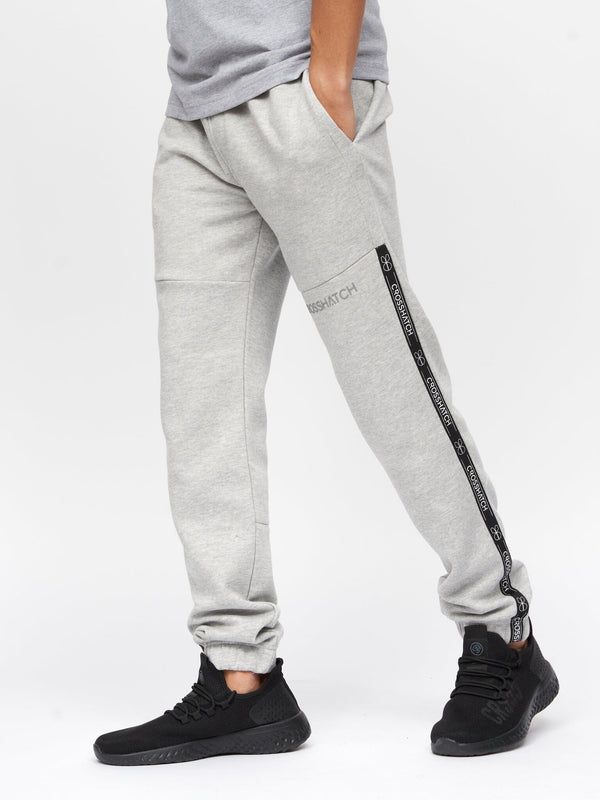 Crosshatch Apollo Joggers Grey Marl
