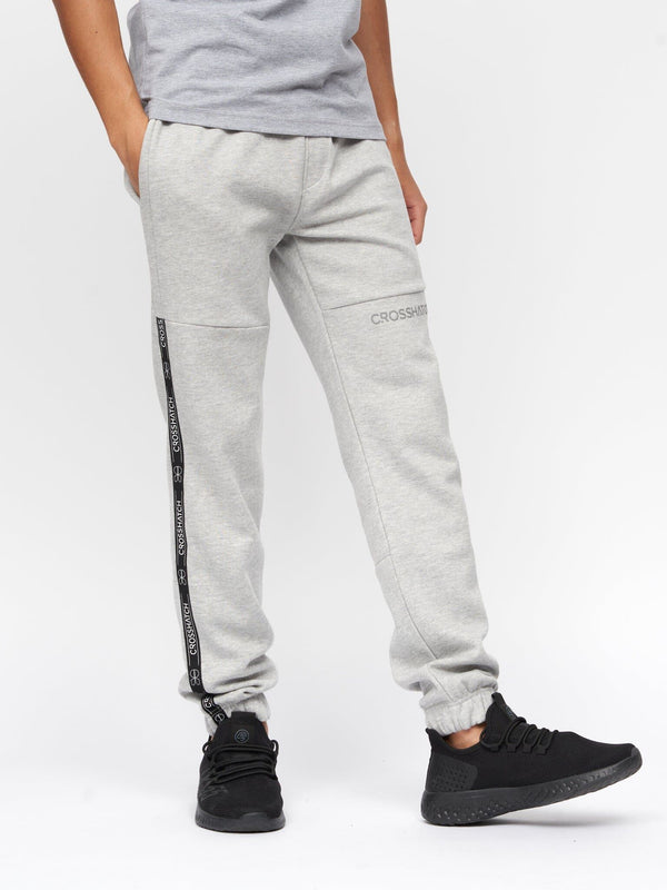 crosshatch Apollo Joggers Grey Marl