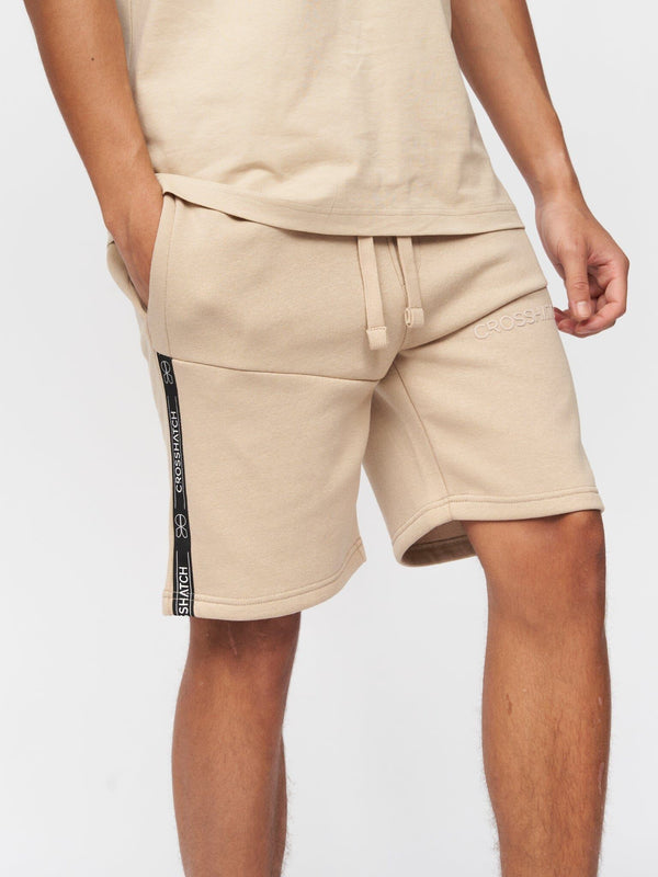 Crosshatch Apollos Shorts Stone