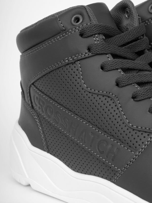 Crosshatch Arialva High Tops Grey