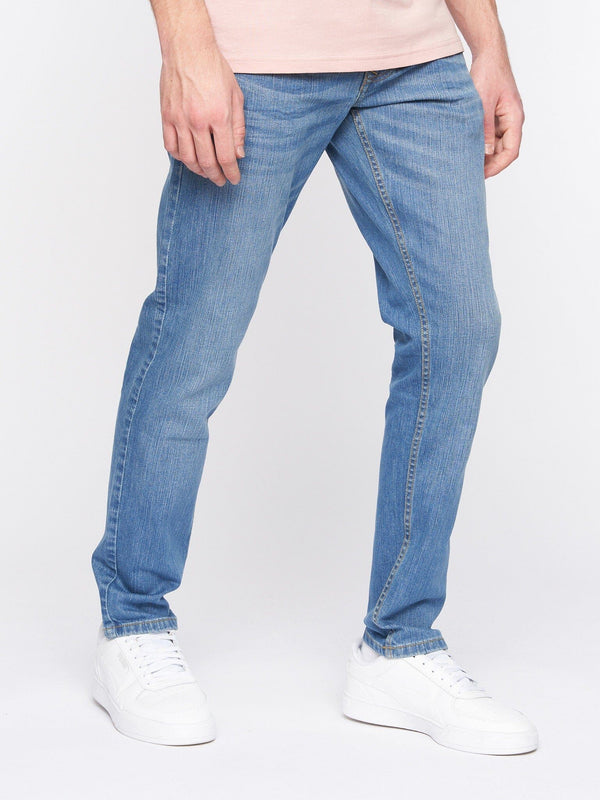 Crosshatch Arles Slim Fit Jeans Light Wash