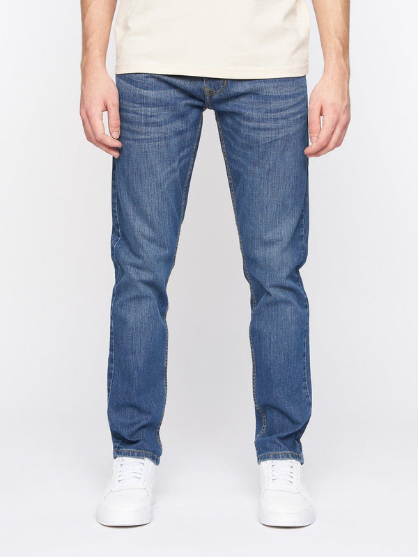 Crosshatch Arles Slim Fit Jeans Stone Wash