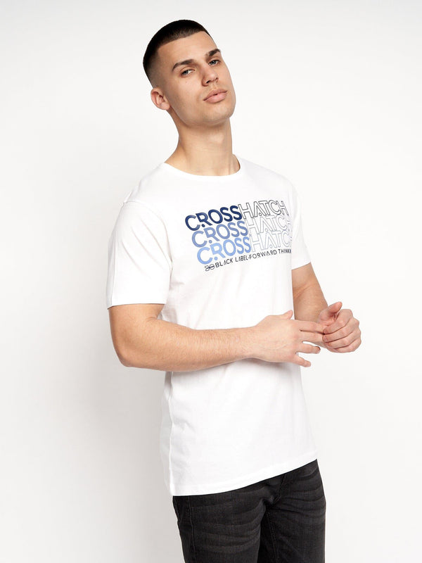 Crosshatch Arnio T-Shirt 2pk Black/White