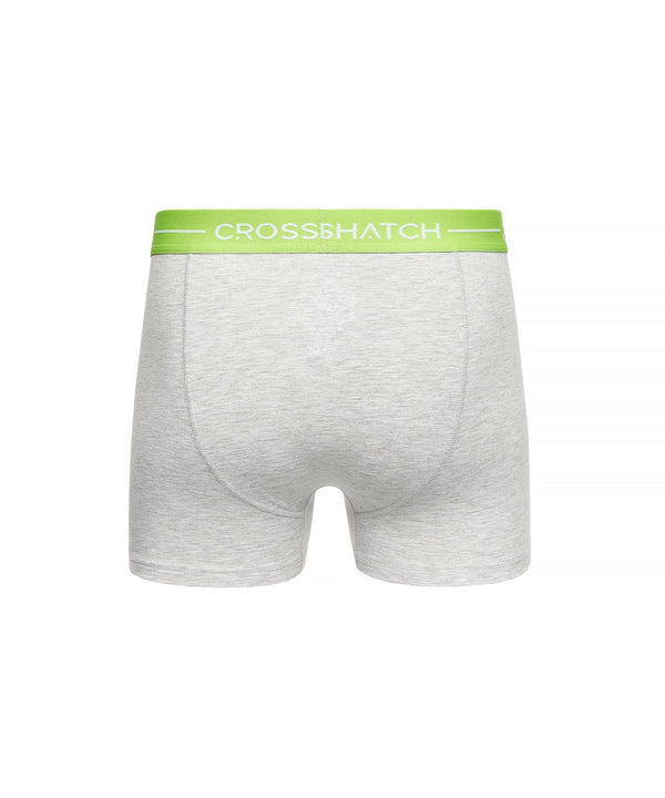 Crosshatch Astral Bright Boxers 12pk Grey Marl
