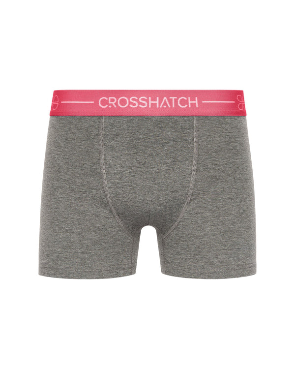Crosshatch Astral Bright Boxers 3pk Charcoal Marl