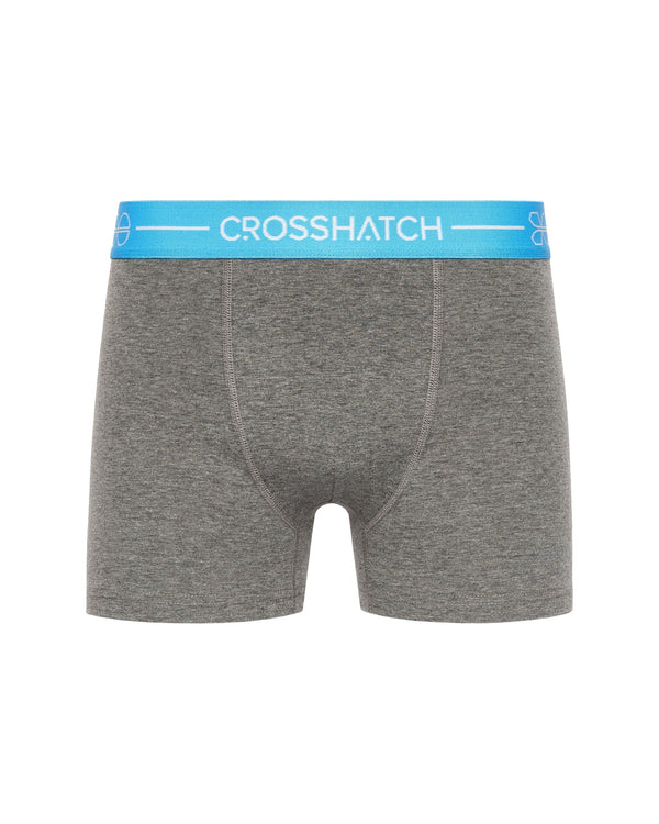 Crosshatch Astral Bright Boxers 3pk Charcoal Marl