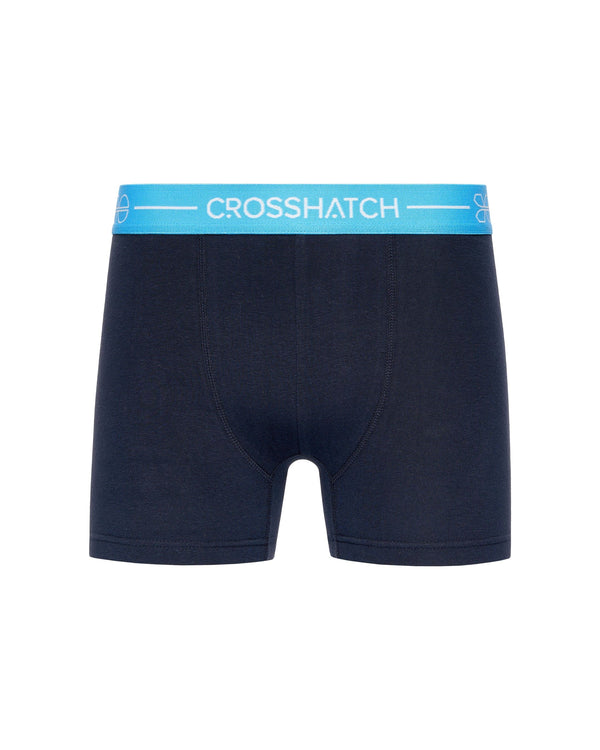 Crosshatch Astral Bright Boxers 3pk Navy