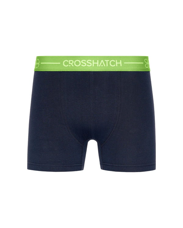 Crosshatch Astral Bright Boxers 3pk Navy