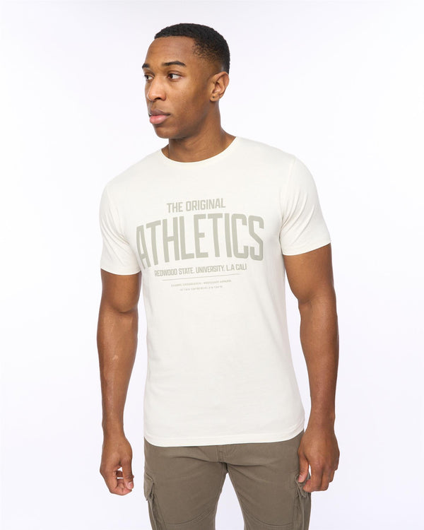 Crosshatch Athwood T-Shirt Off White