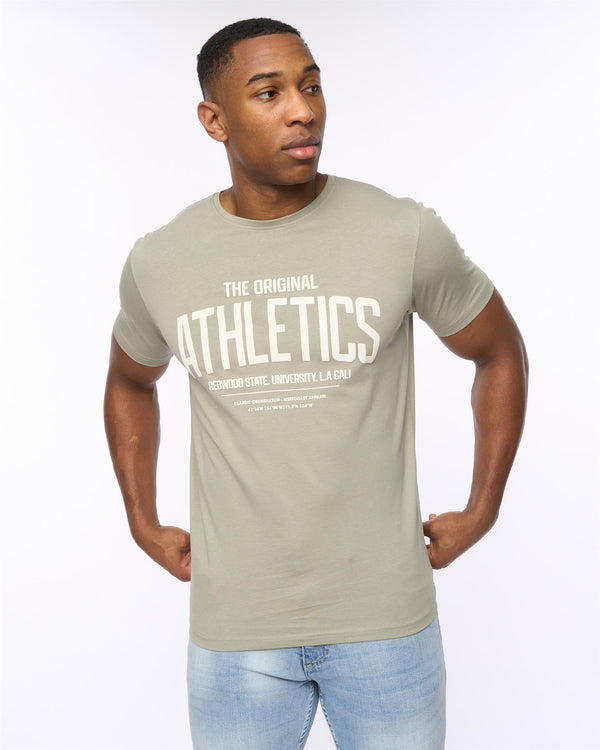 crosshatch Athwood T-Shirt Sage