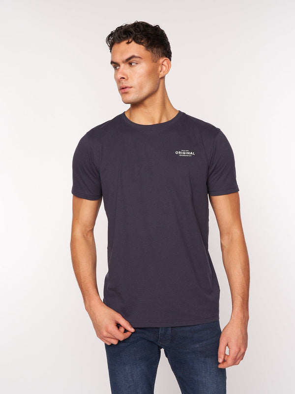 Crosshatch Bailtee T-Shirt 5pk Navy/Blue/White