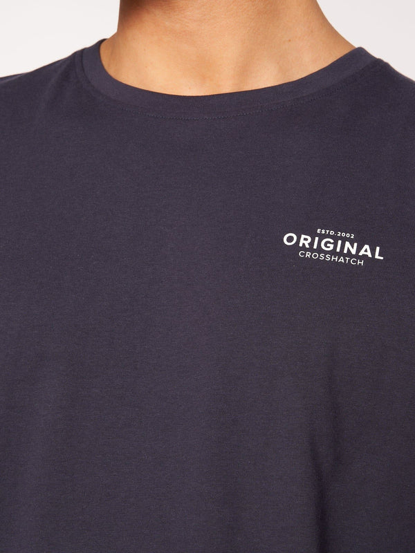 Crosshatch Bailtee T-Shirt 5pk Navy/Blue/White