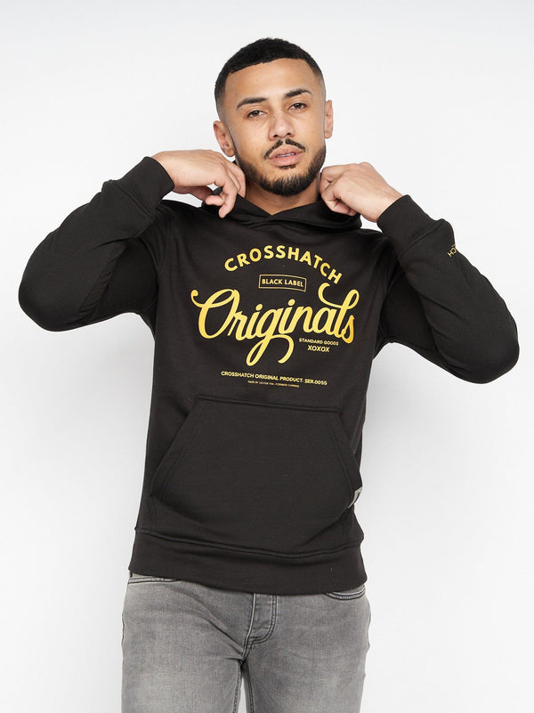 crosshatch Bartamax Hoodie Black