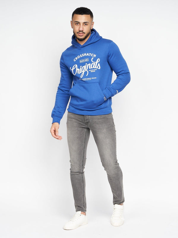 Crosshatch Bartamax Hoodie Blue