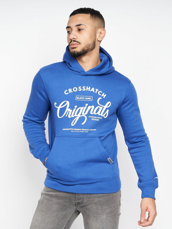 crosshatch Bartamax Hoodie Blue