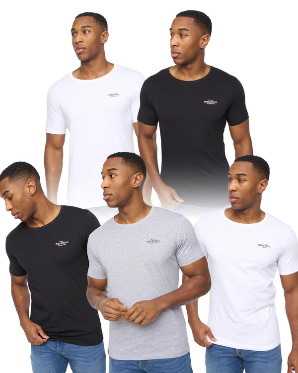 crosshatch Basicstandard T-Shirt 5pk Assorted