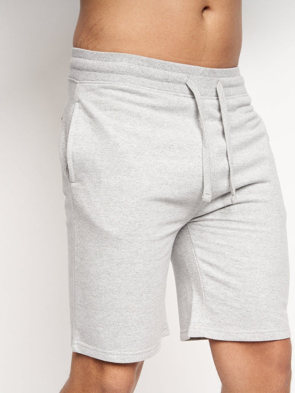 Crosshatch Bengston Jog Shorts Grey Marl