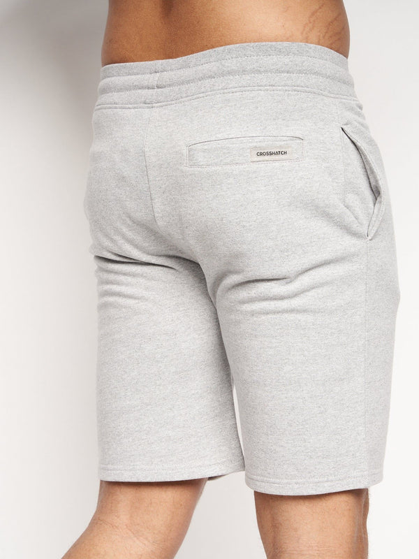 Crosshatch Bengston Jog Shorts Grey Marl