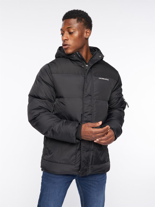 Crosshatch Bentlays Hooded Jacket Black