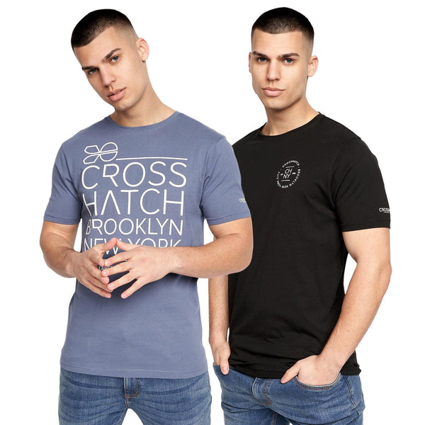 crosshatch Bestforth T-Shirt 2pk