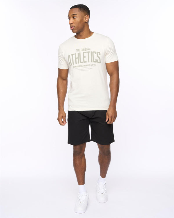 Crosshatch Blansmoore Elastic Waist Shorts Black